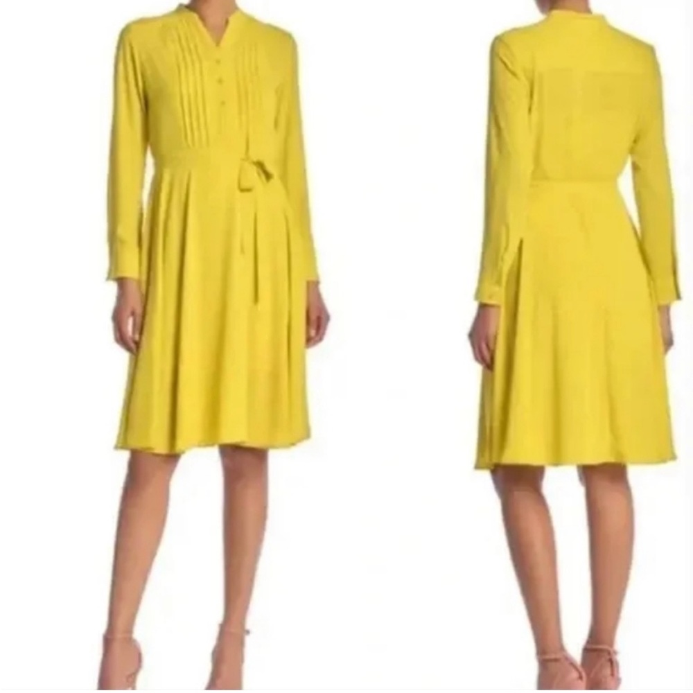 ⭐️NANETTE LEPORE- Belted Midi Shirt Dress